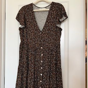 Arizona Floral Button-Up Dress